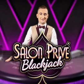 Blackjack Salon Privé logo by Ezugi at Spinorhino Casino