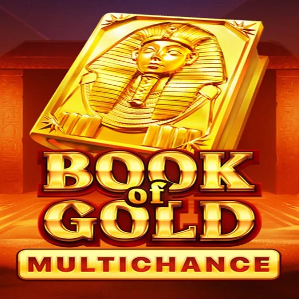 Book of Gold Multichance slot visual from Playson available on spinorhinocasino-nl.com