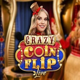 Crazy Coin Flip by Evolution, showcased at spinorhinocasino-nl.com – game logo