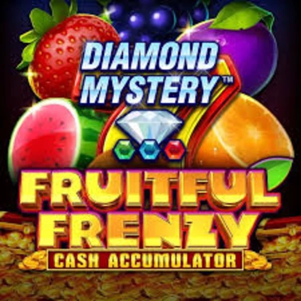 Diamond Mystery Fruitful Frenzy Cash Accumulator slot visual from Greentube available on spinorhinocasino-nl.com