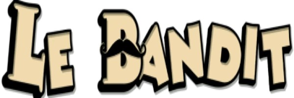 Le Bandit online game logo by Hacksaw Gaming on spinorhinocasino-nl.com