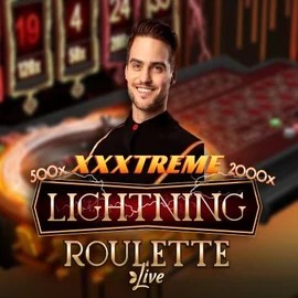 XXXtreme Lightning Roulette slot visual from Evolution available on spinorhinocasino-nl.com